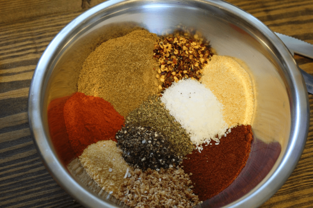 bowl of taco seasoning ingredients