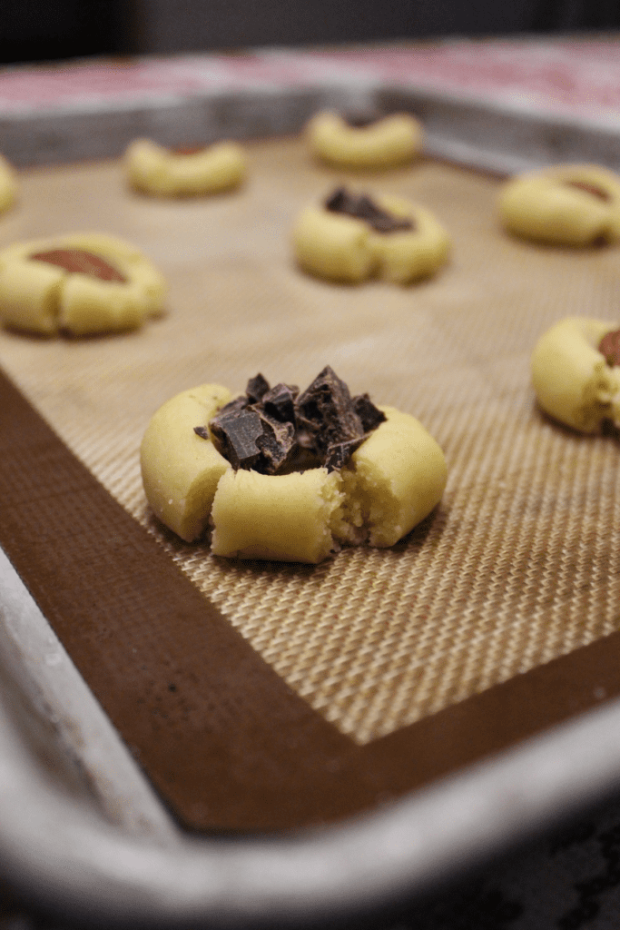 Chocolate and Butter Pecan Butter Cookies