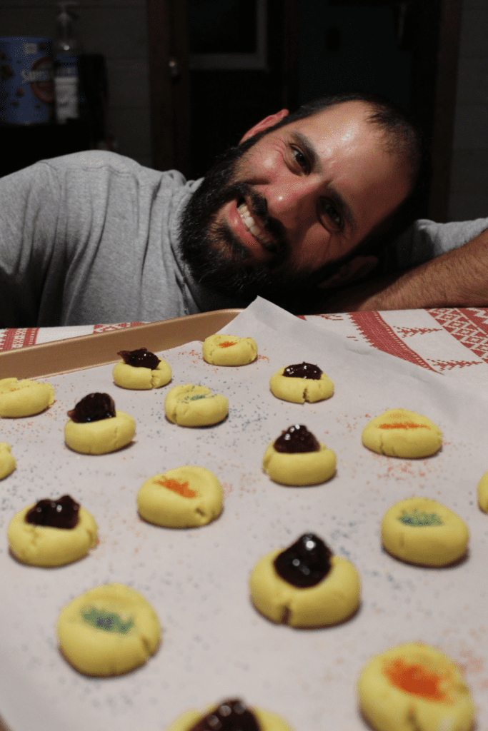 Chris with Butter Cookies